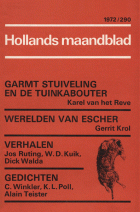 Hollands Maandblad. Jaargang 1972 (290-301),  [tijdschrift] Hollands Maandblad