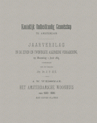 Jaarverslag van het Koninklijk Oudheidkundig Genootschap 27,  [tijdschrift] Jaarverslag van het Koninklijk Oudheidkundig Genootschap 1859-1900