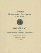 Jaarverslag van het Koninklijk Oudheidkundig Genootschap 68,  [tijdschrift] Jaarverslag van het Koninkijk Oudheidkundig Genootschap 1901-2000