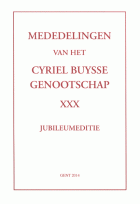 Mededelingen van het Cyriel Buysse Genootschap 30,  [tijdschrift] Mededelingen van het Cyriel Buysse Genootschap