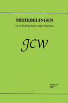 Mededelingen van de Stichting Jacob Campo Weyerman. Jaargang 14,  [tijdschrift] Mededelingen van de Stichting Jacob Campo Weyerman