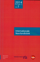 Internationale Neerlandistiek. Jaargang 2014,  [tijdschrift] Neerlandica extra Muros / Internationale Neerlandistiek