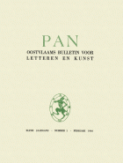 Pan. Oostvlaams Bulletin voor Letteren en Kunst. Jaargang 11,  [tijdschrift] Pan