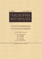 Philosophia reformata. Jaargang 21,  [tijdschrift] Philosophia reformatia