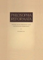 Philosophia reformata. Jaargang 28,  [tijdschrift] Philosophia reformatia