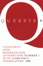 Queeste. Tijdschrift over middeleeuwse letterkunde in de Nederlanden. Jaargang 1999,  [tijdschrift] Queeste
