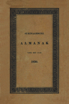 Surinaamsche Almanak voor het Jaar 1830,  [tijdschrift] Surinaamsche Almanak