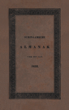 Surinaamsche Almanak voor het Jaar 1832,  [tijdschrift] Surinaamsche Almanak