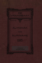 De Vraagbaak. Almanak voor Suriname 1915,  [tijdschrift] Surinaamsche Almanak