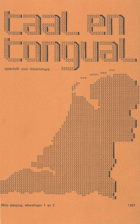 Taal en Tongval. Jaargang 39,  [tijdschrift] Taal en Tongval
