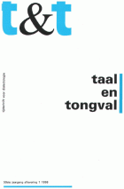 Taal en Tongval. Jaargang 50,  [tijdschrift] Taal en Tongval
