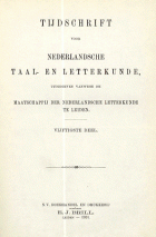 Tijdschrift voor Nederlandse Taal- en Letterkunde. Jaargang 50,  [tijdschrift] Tijdschrift voor Nederlandse Taal- en Letterkunde