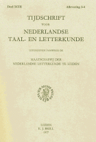Tijdschrift voor Nederlandse Taal- en Letterkunde. Jaargang 93,  [tijdschrift] Tijdschrift voor Nederlandse Taal- en Letterkunde