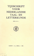 Tijdschrift voor Nederlandse Taal- en Letterkunde. Jaargang 102,  [tijdschrift] Tijdschrift voor Nederlandse Taal- en Letterkunde
