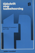 Tijdschrift voor Taalbeheersing. Jaargang 12,  [tijdschrift] Tijdschrift voor Taalbeheersing