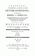 Vaderlandsche letteroefeningen. Jaargang 1808,  [tijdschrift] Vaderlandsche Letteroefeningen