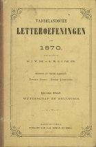 Vaderlandsche letteroefeningen. Jaargang 1870,  [tijdschrift] Vaderlandsche Letteroefeningen
