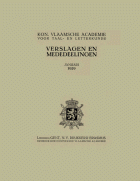 Verslagen en mededelingen van de Koninklijke Vlaamse Academie voor Taal- en Letterkunde 1929,  [tijdschrift] Verslagen en mededelingen van de Koninklijke Vlaamse Academie voor Taal- en Letterkunde