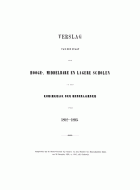 Verslag van den Staat der Hooge-, Middelbare en Lagere Scholen in het Koninkrijk der Nederlanden. Jaargang 1892-1893,  [tijdschrift] Verslag van den Staat der Hooge-, Middelbare en Lagere Scholen in het Koninkrijk der Nederlanden