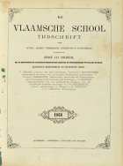 De Vlaamsche School. Jaargang 14,  [tijdschrift] Vlaamsche School, De