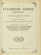 De Vlaamsche School. Jaargang 17,  [tijdschrift] Vlaamsche School, De