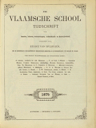 De Vlaamsche School. Jaargang 21,  [tijdschrift] Vlaamsche School, De