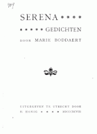 Serena, Marie Agathe Boddaert