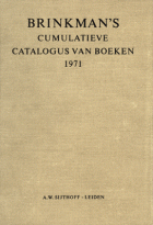 Brinkman's cumulatieve catalogus van boeken 1971, Carel Leonard Brinkman