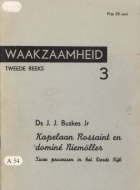 Kapelaan Rossaint en dominé Niemöller, J.J. Buskes