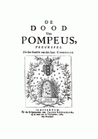 De dood van Pompeus, P. Corneille
