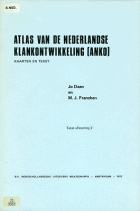 Atlas van de Nederlandse klankontwikkeling (ANKO). Aflevering 2, Jo Daan, M.J. Francken