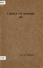 T bouck van wondre, 1513, H.G.Th. Frencken