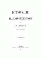 Dictionnaire français-néerlandais, Jacob Frans Johan Heremans