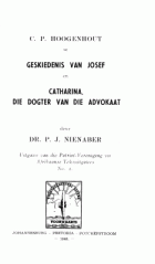 Geskiedenis van Josef en Catharina, die dogter van die advokaat, C.P. Hoogenhout