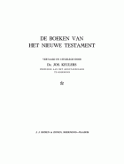 De boeken van het Nieuwe Testament. Deel VII. De Katholieke brieven en het boek der openbaring, Jos Keulers