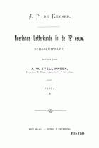 Neerlands letterkunde in de 19e eeuw. Schooluitgave. Proza. Deel 1, Jan Pieter de Keyser