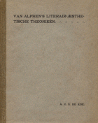 Van Alphen's literair-aesthetische theorieën, A.C.S. de Koe