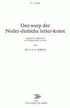 Ont-werp der Neder-duitsche letter-konst, A.L. Kok