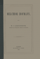 Melchior Hofmann, Willem Izaak Leendertz