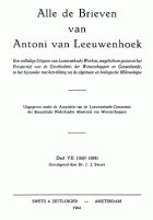 Alle de brieven. Deel 7: 1687-1688, Anthoni van Leeuwenhoek