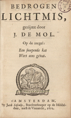 Bedrogen lichtmis, Jan de Mol