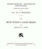 Betje Wolff en Aagje Deken, Johanna Naber