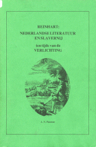 Reinhart: Nederlandse literatuur en slavernij ten tijde van de Verlichting, A.N. Paasman