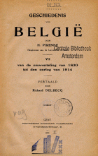 Geschiedenis van België. Deel 7, Henri Pirenne