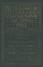 Nederlandsche staatsalmanak voor iedereen. Jaargang 1903, H. Tz. Pyttersen