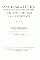 Daghregister. Deel 1. 1651-1655, Jan van Riebeeck