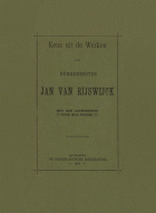 Keus uit de werken van burgemeester Jan van Rijswijck, Jan van Rijswijck
