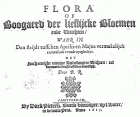 Flora of boogaerd der lieflijcke bloemen, Bernard Ruyssenbergh