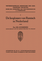 De isoglossen van Ramisch in Nederland, Jos. Schrijnen