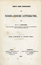Schets eener geschiedenis der Nederlandsche letterkunde, F.A. Snellaert